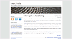 Desktop Screenshot of kiranjholla.com