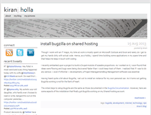 Tablet Screenshot of kiranjholla.com